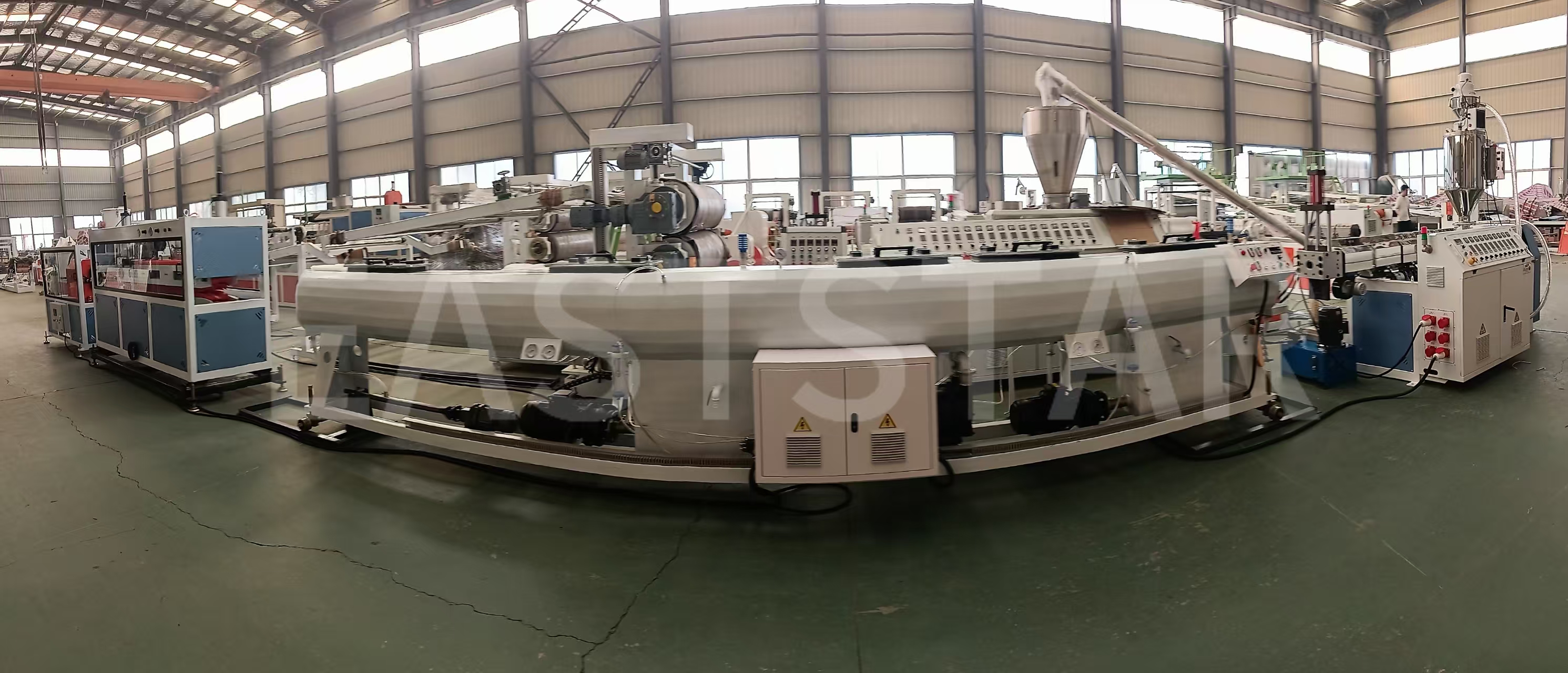 Kinumpleto ng Qingdao Eaststar ang Pagpapadala ng Pe Pipe Production Line, na sumusuporta sa Palestinian Infrastructure Development