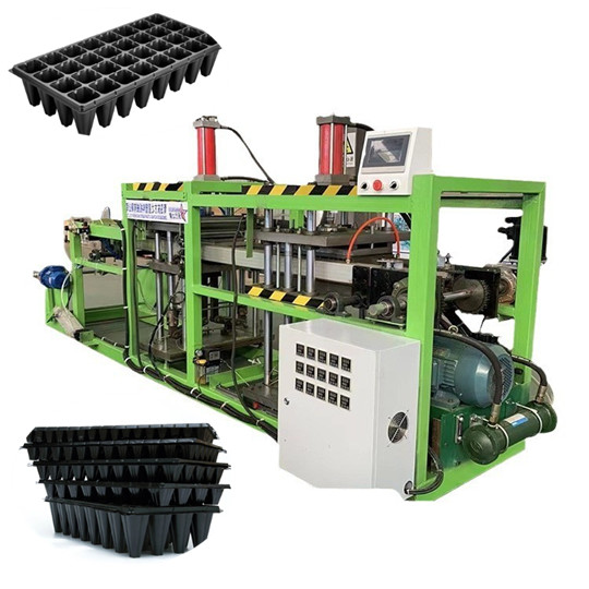 Nursery tray seeding making machine