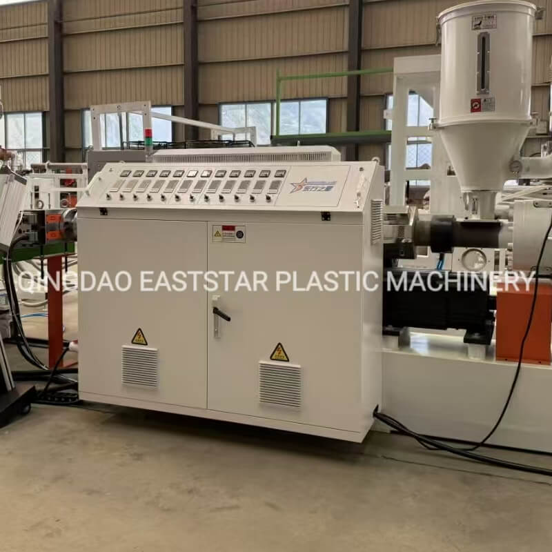 One-out-two PVC profile production line para sa pag-aanak ng hayop